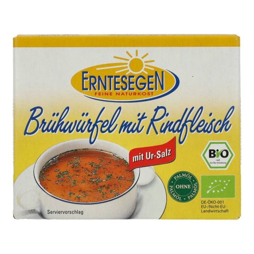 Erntes. Bio marhahúsleves kocka