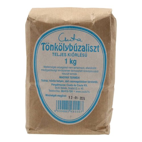 Csuta tönkölyliszt teljes kiőrlésű