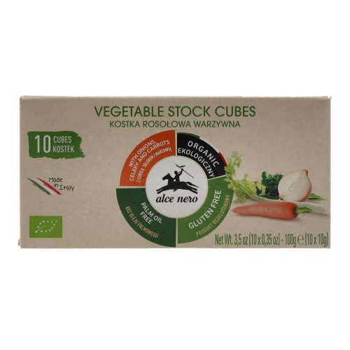 Alce nero bio zöldségleveskocka 12x10g