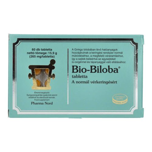 Bio-biloba tabletta 60 db