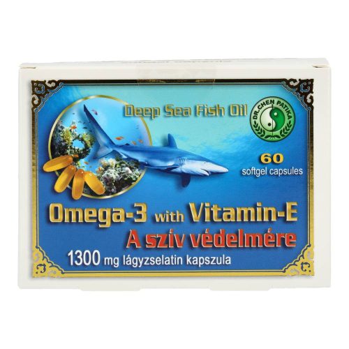 Dr. Chen omega-3+ e-vit. Kapszula 1300 mg