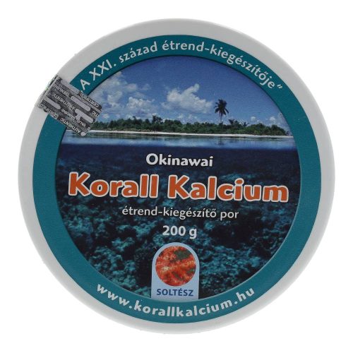 Zöldvér okinawai korall kalcium por 200g