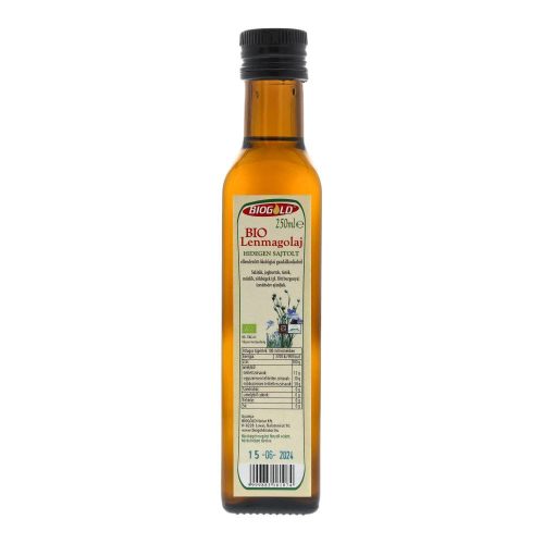 Biogold bio lenmagolaj 250 ml