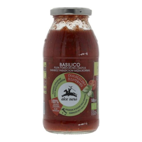 Alce nero bio paradicsompüré bazsalikom
