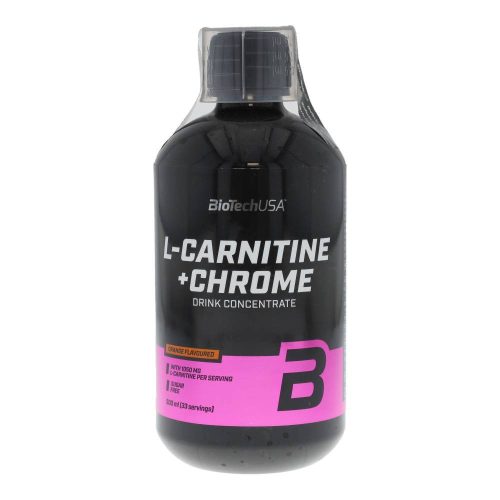 BioTechUSA l-carnitine+chrome oldat narancs
