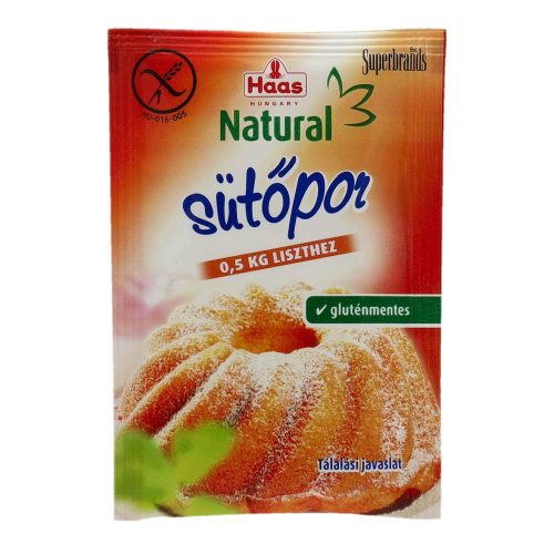 Haas sütőpor gluténmentes