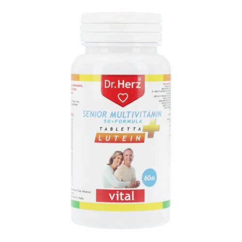 Dr. Herz multivitamin senior tabletta, 60 db