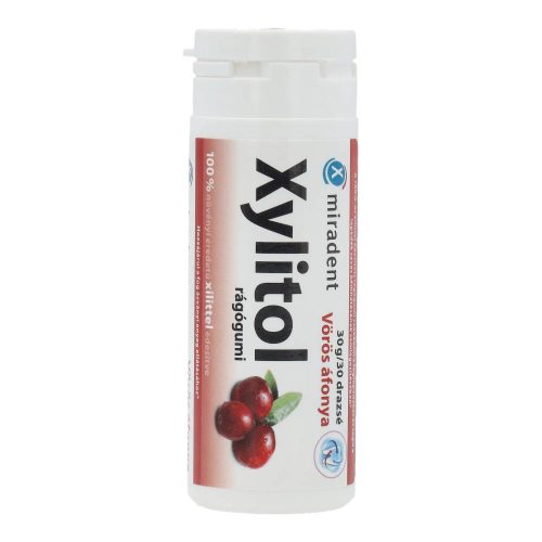 Miradent xylitol rágógumi vörösáfonya