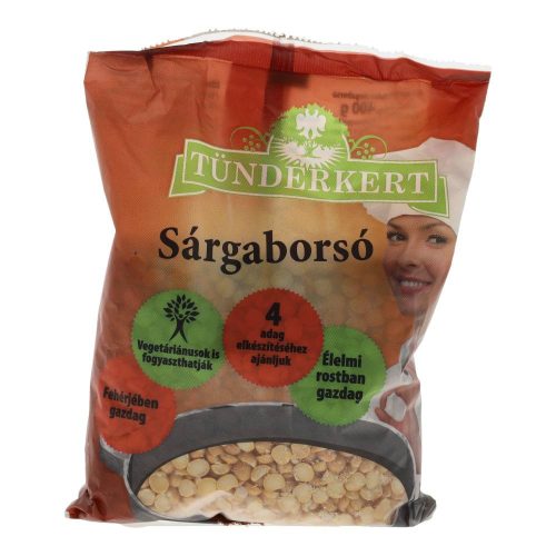 Tündérkert sárgaborsó hántolt felezett