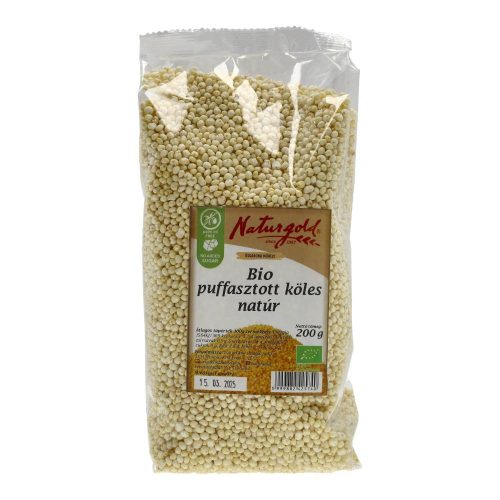 Naturgold bio puffasztottköles natúr 200 g
