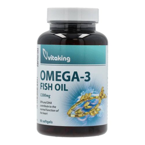 Vitaking omega-3 halolaj 1200mg gélkapsz