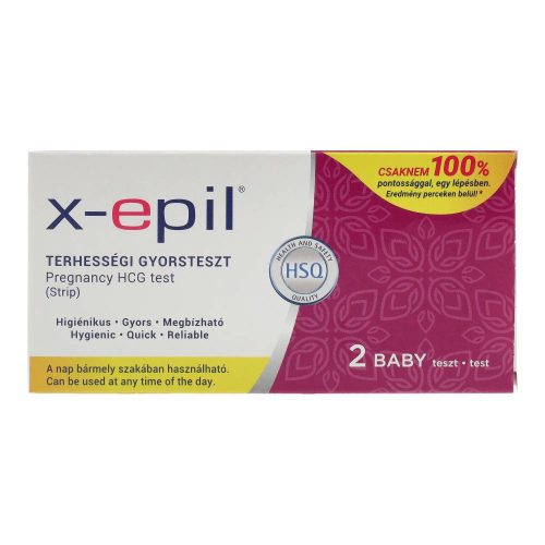 X-epil terhességi gyorsteszt 2db