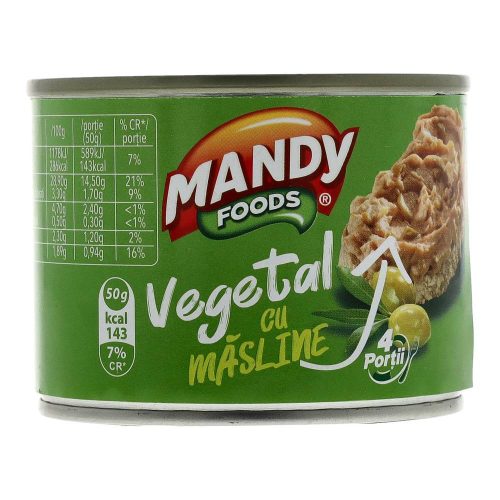 Mandy növényi pástétom olívás 200g