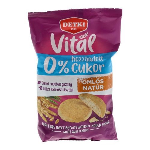 Detki cukormentes omlós keksz édes
