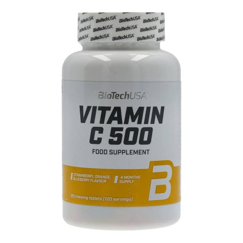 BioTechUSA vitamin c 500 tabletta 120 db