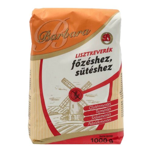 Barbara gluténmenteslisztkev.főzés-sütés