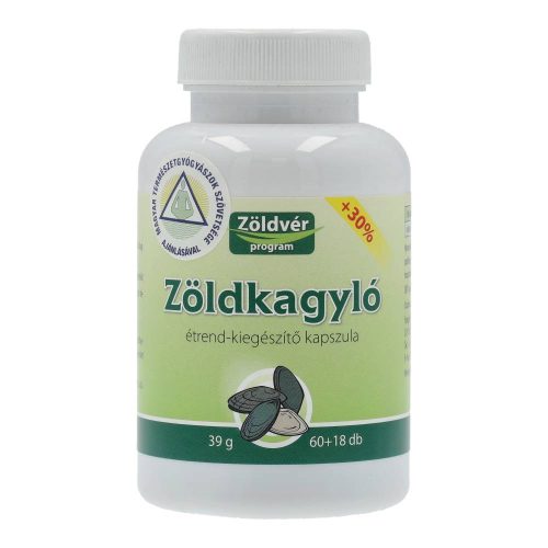 Zöldvér zöldkagyló kapszula 60+18 db