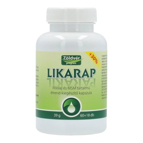 Zöldvér likarap kapszula 60+18 db