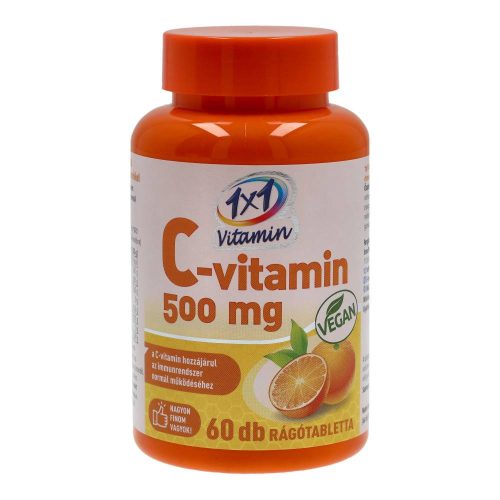 1x1 c-vitamin 500 mg rágótabletta