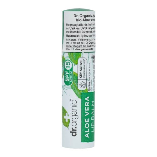 Dr. Organic bio aloe vera ajakbalzsam