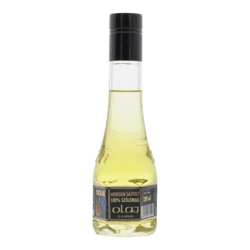 Solio hidegen sajtolt szőlőmagolaj 200ml