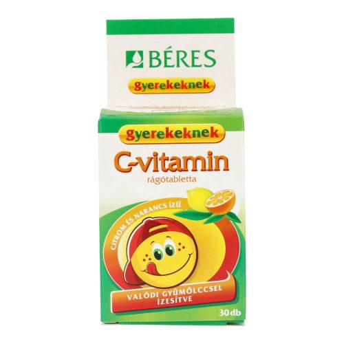 BÉRES C-VITAMIN RÁGÓTABL. GYERMEK 30DB
