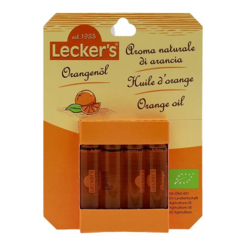 Leckers bio narancsolaj /étkezési/ 4x2ml