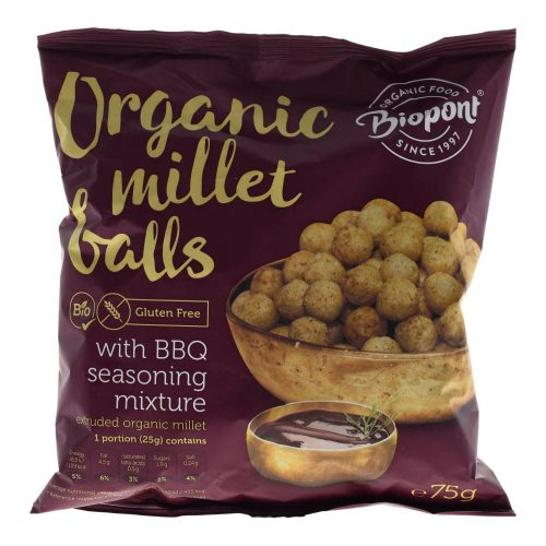 Biopont bio kölesgolyó barbecue, gluténmentes