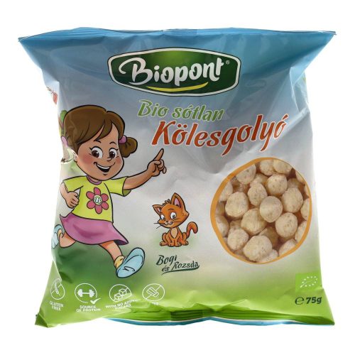 Biopont bio kölesgolyó bogi sós, gluténmentes