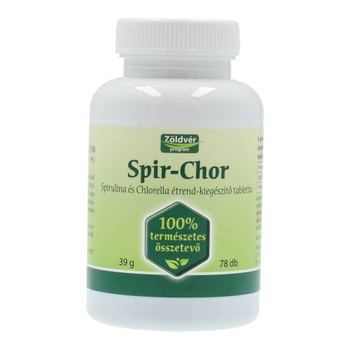 Zöldvér spir-chor tabl. 100%-os 60+18 db