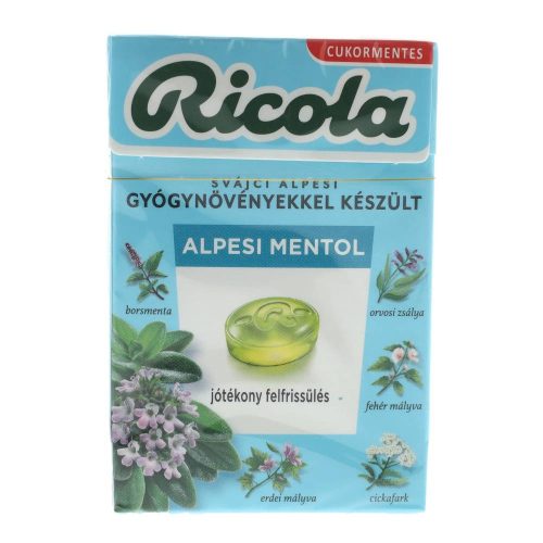 Ricola cukorka alpin fresh cm.
