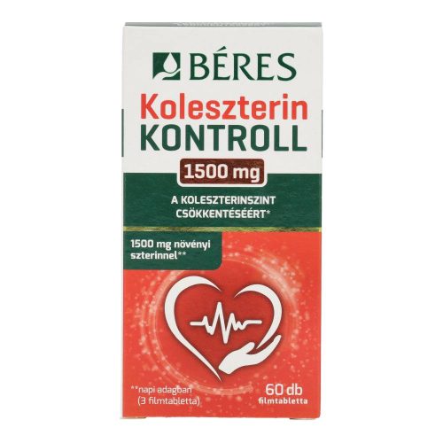 Béres koleszterin kontroll filmtabl.60 db