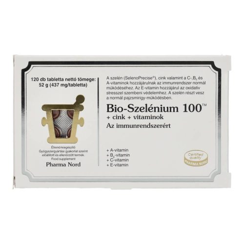 Bio-szelénium 100+cink+vitaminok 120 db