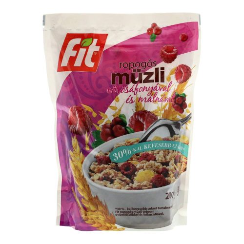 Fit reggeli müzli málna-áfonya 200 g