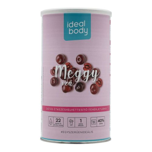 Idealbody fogyókúrás italpor meggy 525g