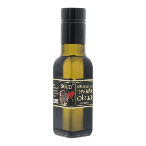 Solio hidegen sajtolt mákolaj 100 ml