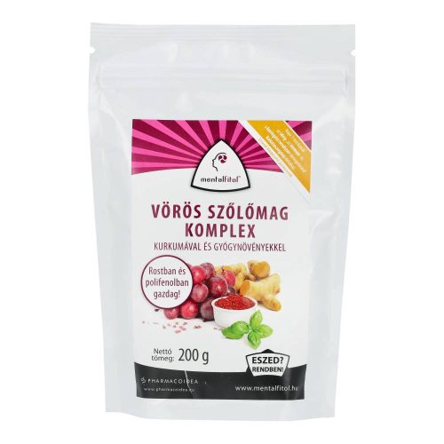 Mentalfitol vörös szőlőmag őrlemény 200g