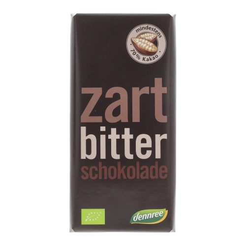 Dennree bio étcsokoládé 100 g