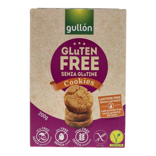 Gullón gluténment. Keksz pastas laktózmentes