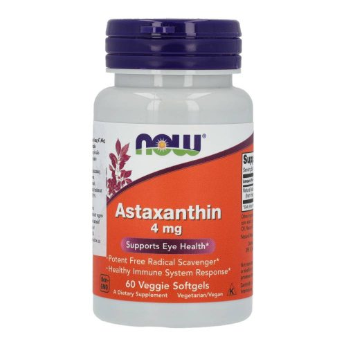 Now astaxanthin 4 mg kapszula
