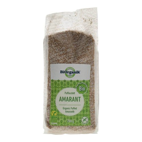 Biorganik bio puffasztott Amaránt 200g gluténmentes