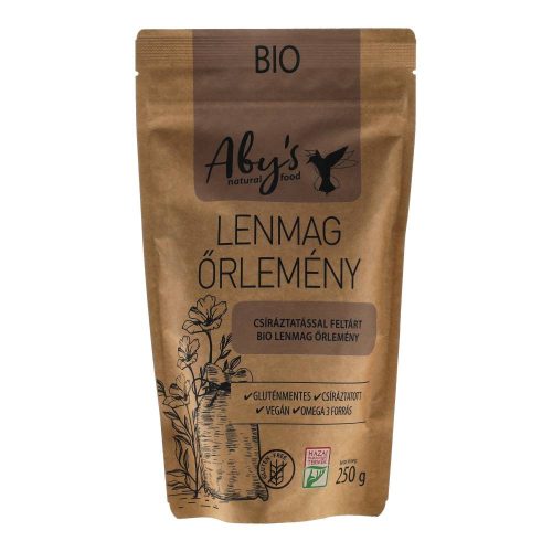 Aby's bio csíráztatott lenmag őrlemény