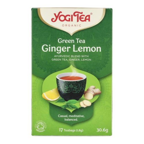 Yogi bio zöld tea gyömbér-citrom