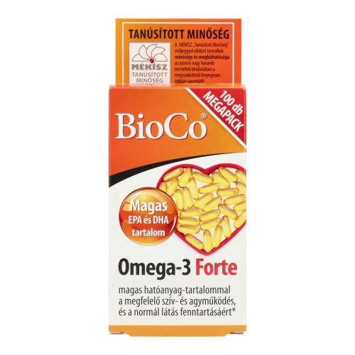 Bioco omega-3 kapszula forte megapack