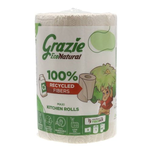 Grazie natural kéztörlő 3 rét. 150 lap