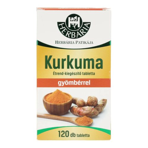 Herbária kurkuma-gyömbér tabletta