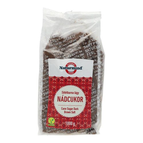 Naturmind nádcukor lágy sötétbarna 1000g