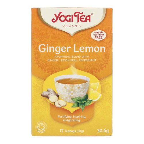 Yogi bio citromos gyömbér tea