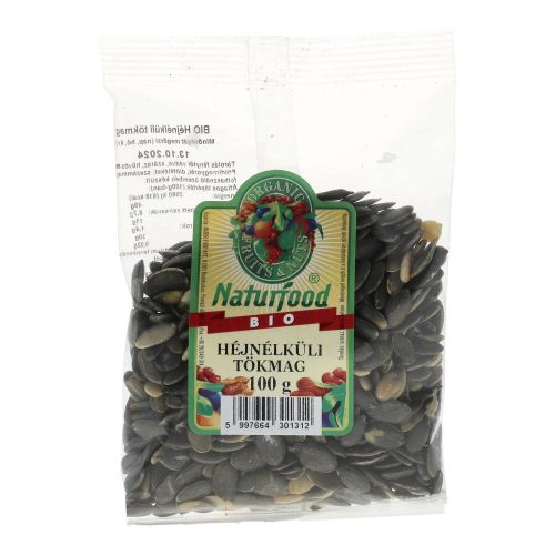 Naturfood bio tökmag héjnélküli