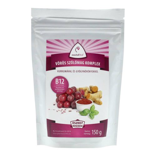 Mentalfitol vörös szőlőmag őrl.+b12 150g